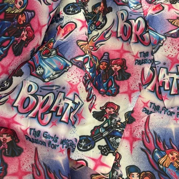 Dolls Kill x BRATZ Patent PU w/pink Fur Trim Lined Trench Coat NWT - Picture 7 of 11